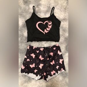 NEW - Butterfly Heart Women's Sleepwear Set
